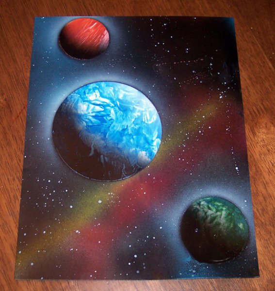 Планеты баллончиком