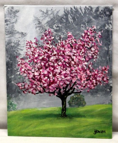 Пуантилизм Сакура