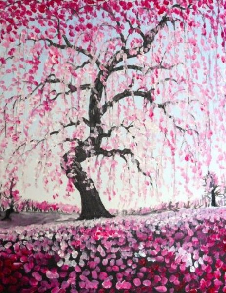 Вишневое дерево в живописи