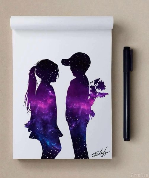 Акрил силуэты