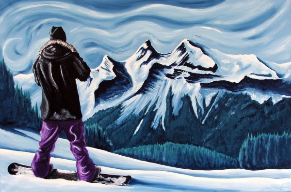 Граффити горы