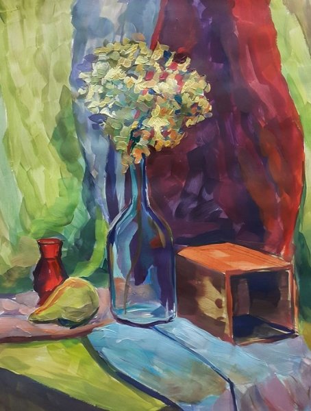 Натюрморт акрилом