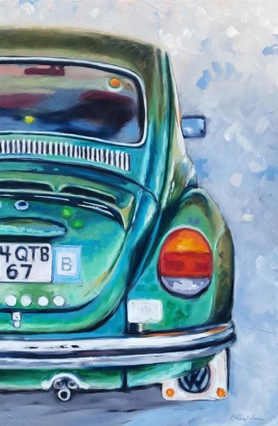 Фольксваген Жук акварель