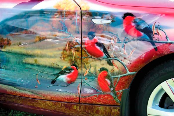 Живопись аэрографом