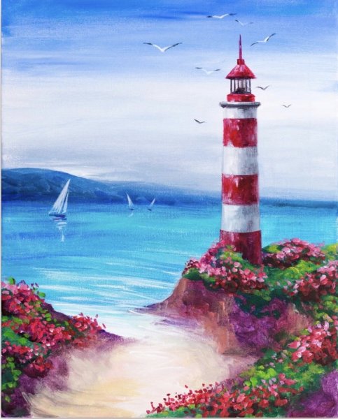 Маяк красками