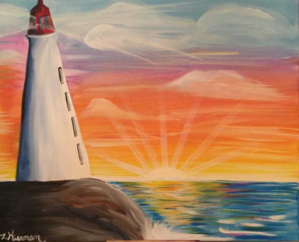 Правополушарное рисование Маяк