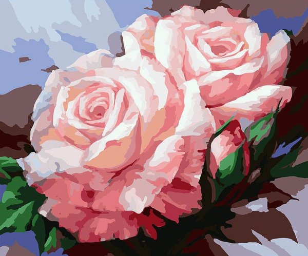 Цветы акрилом