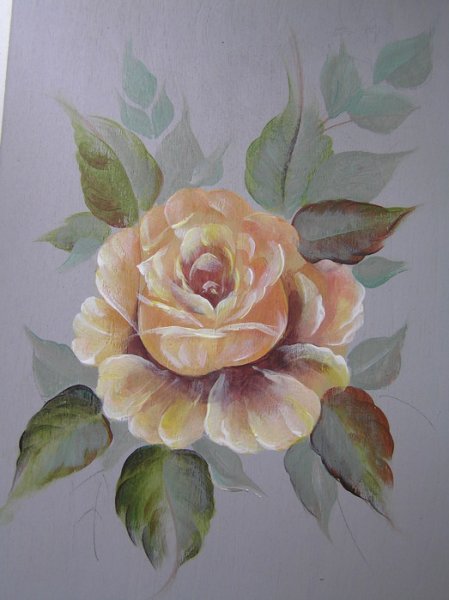 Роспись стен цветы акриловыми красками