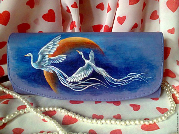 Роспись кожаных изделий