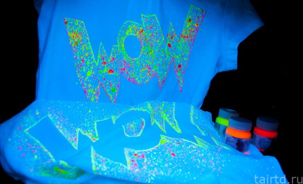 Флуоресцентные краски одежда