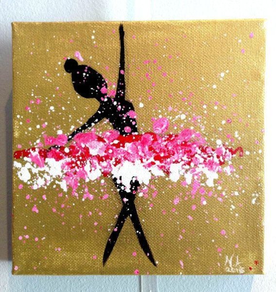 Балерина акрилом