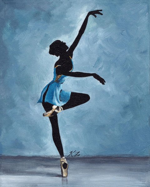 Балерина живопись