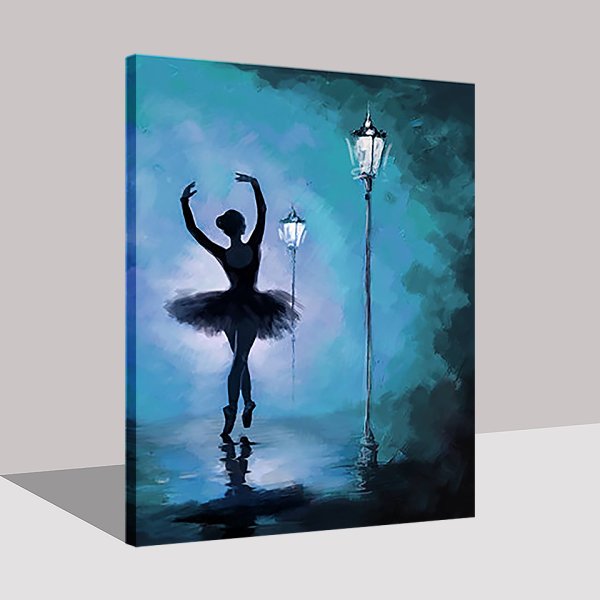 Балерина на холсте