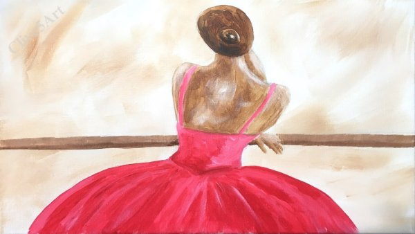 Балерина рисунок