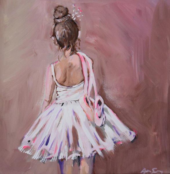 Картины гуашью балерина