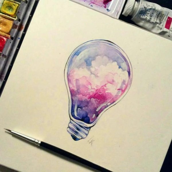 Идеи для рисования акварелью