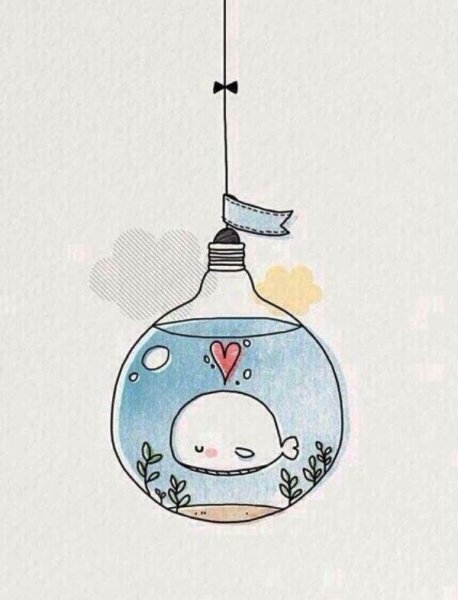 Рисунки лампочки в скетчбук