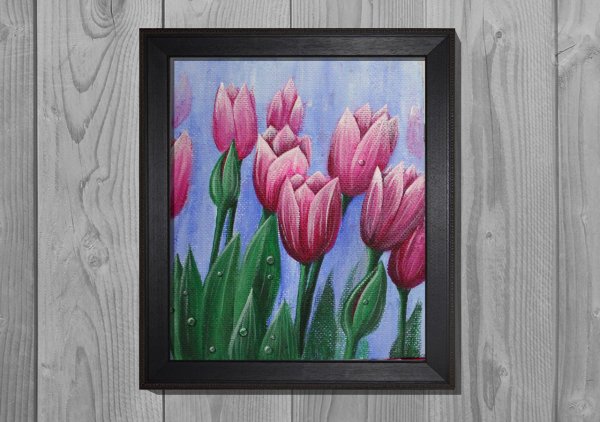 Рисование на оргалите акриловыми красками