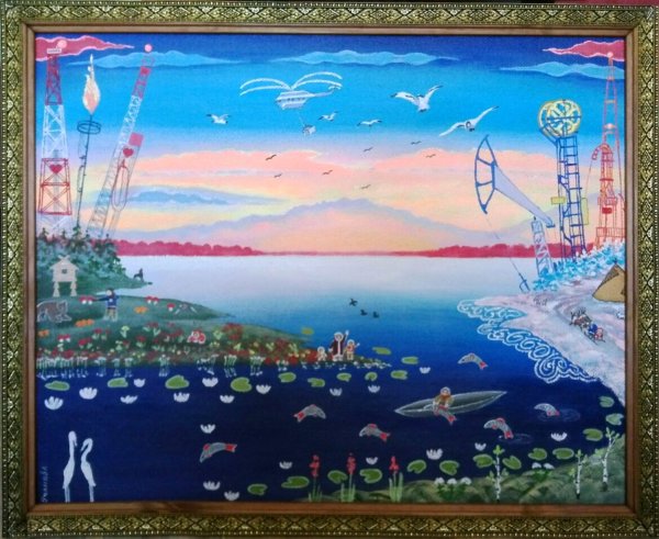 Картины на оргалите акриловыми красками