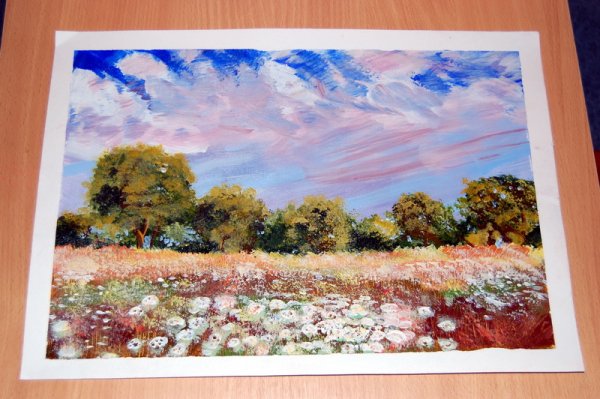 Техники рисования акрилом на холсте