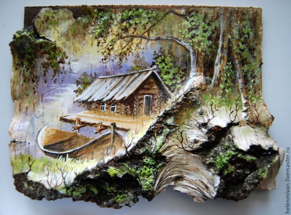 Картина на бересте