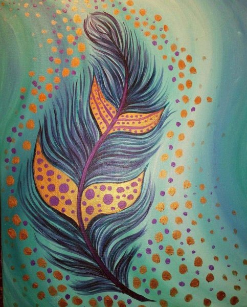 Перо живопись