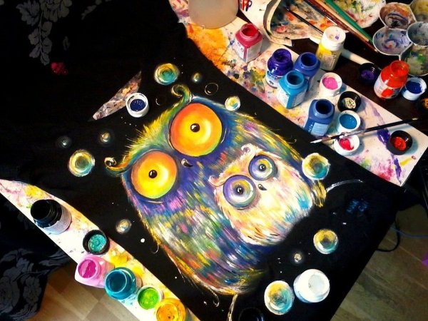 Краски для рисования на одежде