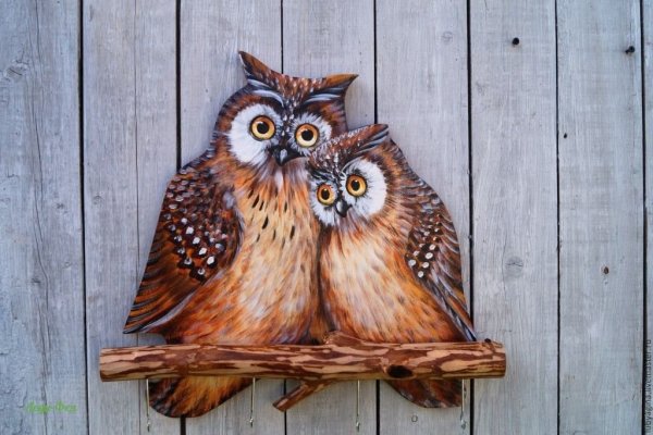 Роспись по дереву «Сова»