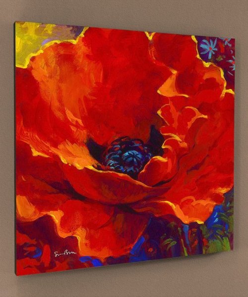 Красные маки живопись