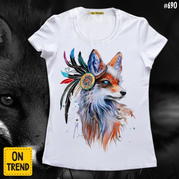 Футболка с принтом