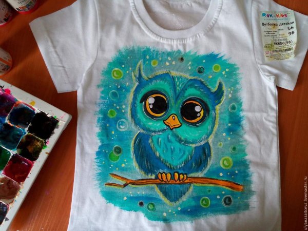 Роспись по ткани акриловыми красками