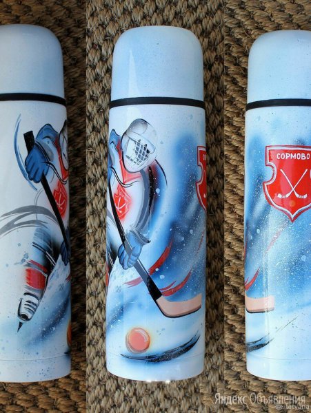 Термос с росписью