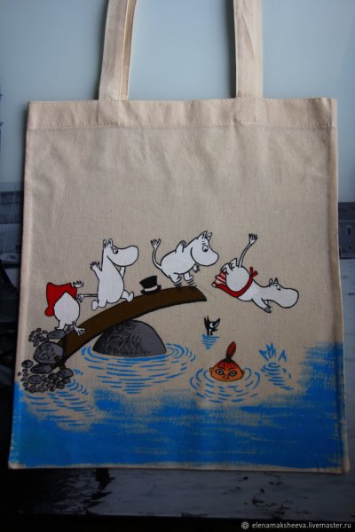 Шоппер с Муми троллями