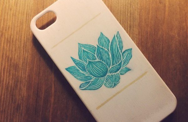 Рисунок на телефон своими руками