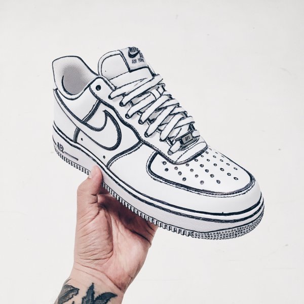 Nike Air Force 1 раскрасить