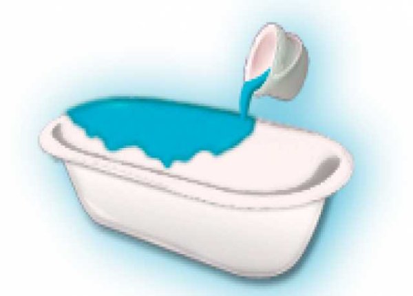 Логотип наливная ванна