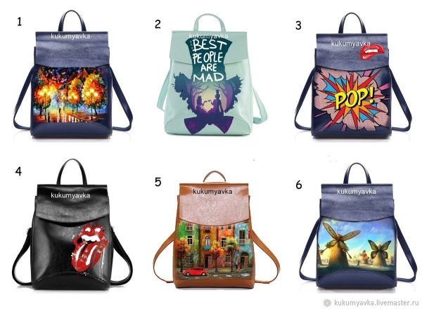 Роспись тканевого рюкзака