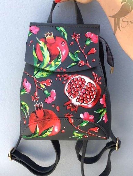 Рюкзак разрисованный красками