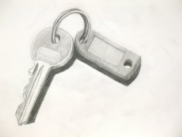 Рисунки карандашом предметы