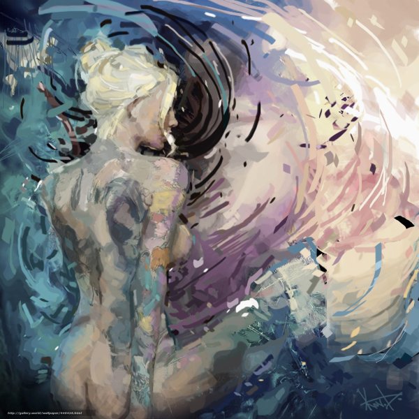 Абстракция тела живопись