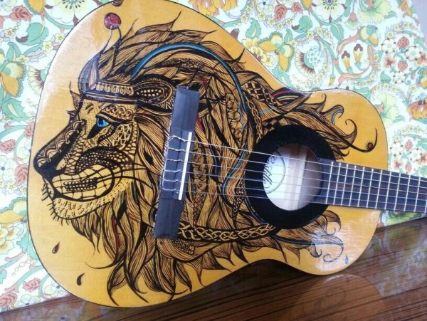 Классическая гитара рисунок