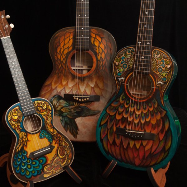 Разрисованная гитара