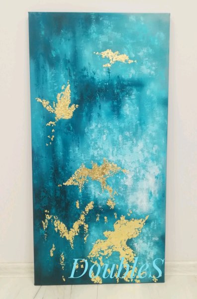 Интерьерные картины с поталью