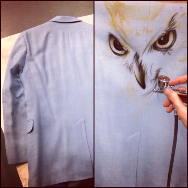 Аэрография по ткани