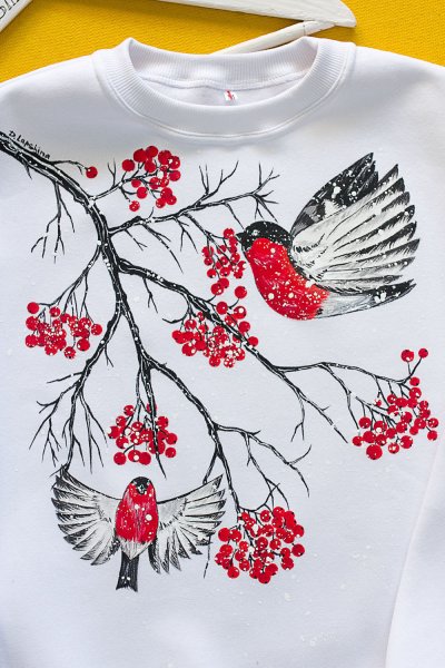 Рябина в одежде