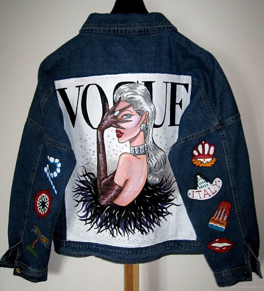 Роспись на джинсовке