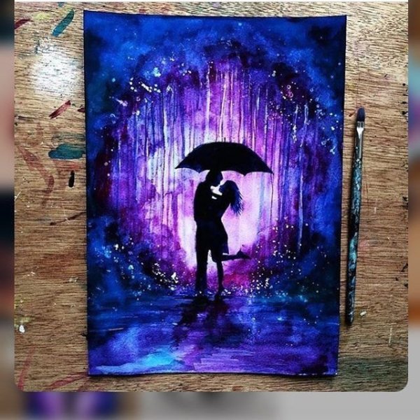 Иллюстрации акрилом