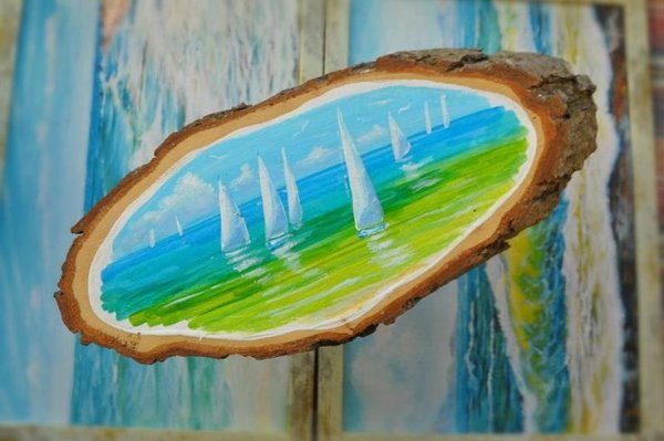 Краски для рисования по дереву