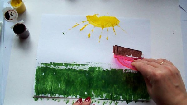 Рисование с линейкой техника