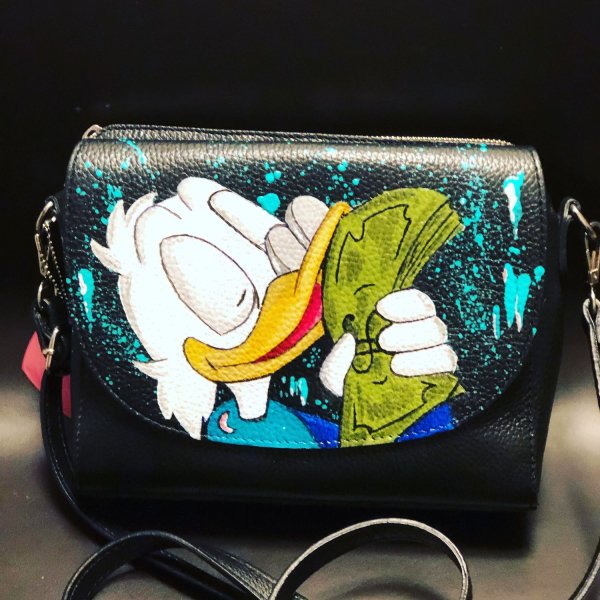 Роспись поясной сумки